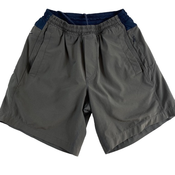 Birddogs Athletic Shorts Sz Small Grey Blue Active Running‎ Pickleball Tennis - Picture 1 of 12